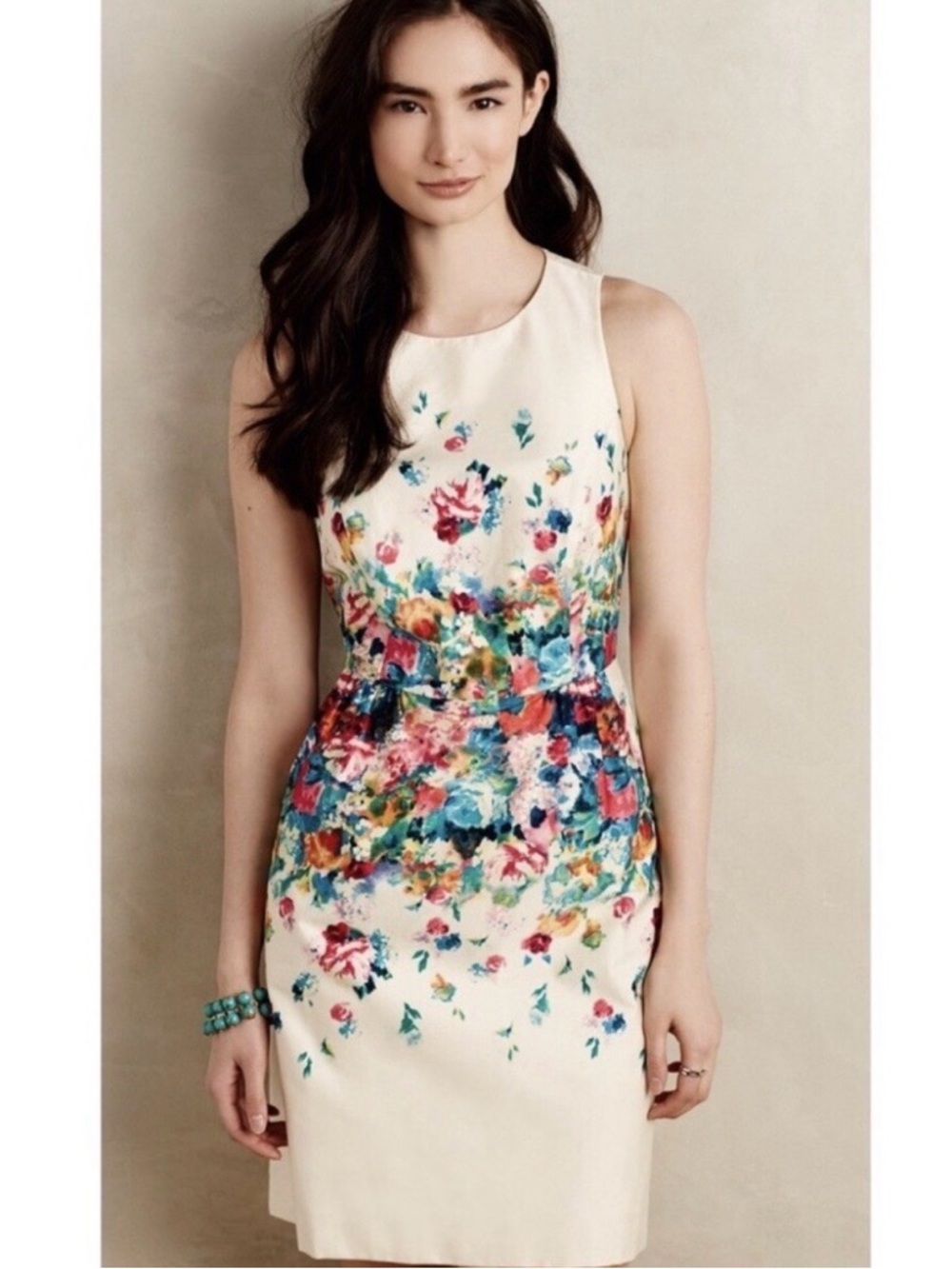 Maeve Tea Garden Sheath Dress by Anthropologie
